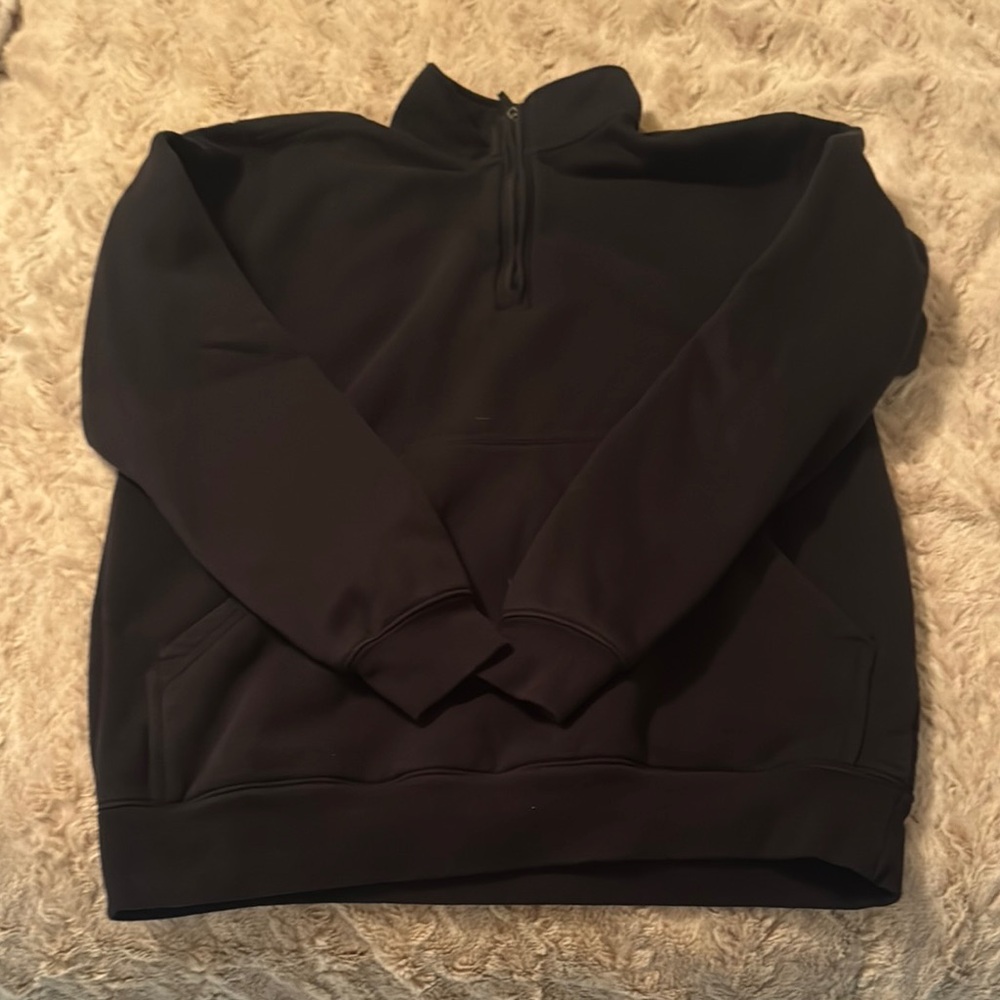 Carhartt Black Zip Up Sweater with High Collar